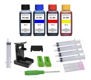 ✅ Nachfüllset 400ml für Canon PG-560 CL-561 Pixma TS5353 TS5450 TS5451 TS5452 - Bild 1 von 2