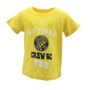 Columbus Crew SC Official MLS Adidas Baby Infant Toddler Kids Size T-Shirt New