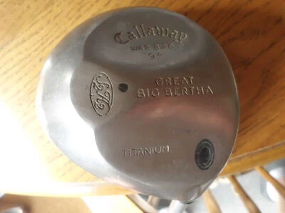 PRE~LOVED CALLAWAY GREAT BIG BERTHA TITANIUM 9' DRIVER ~FIRM FLEX GRAPHITE SHAFT - Image 1 of 4