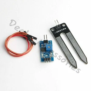 Soil Humidity Hygrometer Moisture Detection Sensor Module Arduino w/Dupont Wires - Picture 1 of 2