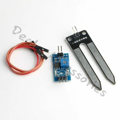 Soil Humidity Hygrometer Moisture Detection Sensor Module Arduino w/Dupont Wires - Image 1 of 2