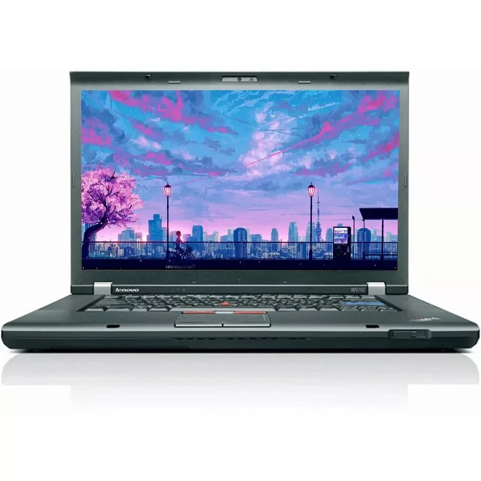 Lenovo ThinkPad W510 Intel i7-720QM 2.8GHz 8GB RAM 2TB SSD Windows 10, 11 Pro - Image 1 of 4