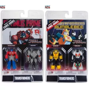 MCFARLANE TOYS TRANSFORMERS PAGE PUNCHERS WAVE 1 FIGURE 2-PACK SET OF 2 - Picture 1 of 5