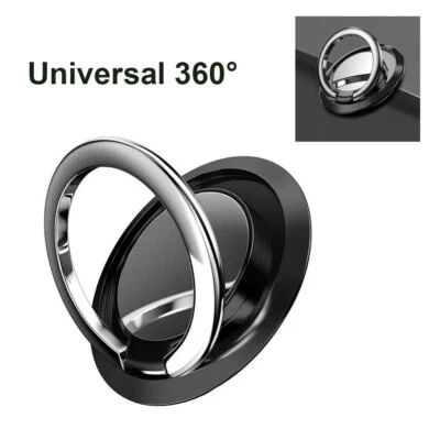 Finger Ring Holder Stand Grip 360° Rotating For Cell Phone Car Magnetic Mount US - Image 1 of 4
