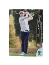 2021  SAKI NAGAMINE #10 EPOCH Japan Ladies Golf Card JLPGA OFFICIAL TRADING CARD