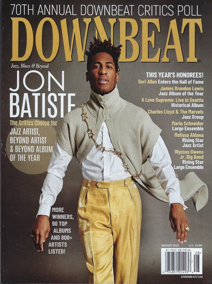 Down Beat Magazine August 2022 Jon Batiste