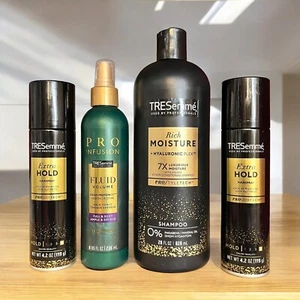 Lot Of 4 Tresemme Professionals Shampoo, Hairspray, Hair Tonic, Bundle - Picture 1 of 2