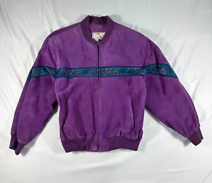 Giacca donna scamosciata azteca ispirata vintage Carhartt taglia L fodera nylon invernale - Foto 1 di 16
