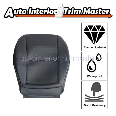 Cubierta de asiento inferior de cuero negra para conductor Mercedes Benz GLK250 300 350 2008-2015 Foto 1 de 4