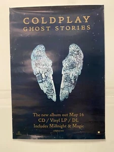 Coldplay Ghost Stories CD LP Album Promo Poster Australian pop music rare - Picture 1 of 6