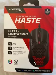 HyperX Pulsefire Haste Ultra-Lightweight Gaming Mouse, HyperFlex USB Cable - Picture 1 of 5