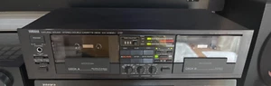 Yamaha KX-W302U Natural Sound Stereo Dual Double Cassette Player Recorder Tested - Picture 1 of 6