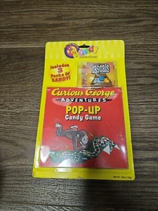 Curious George Adventures Pop Up Süßigkeiten Spiel mit Süßigkeiten Neu Sealed Package 1998 - Bild 1 von 2