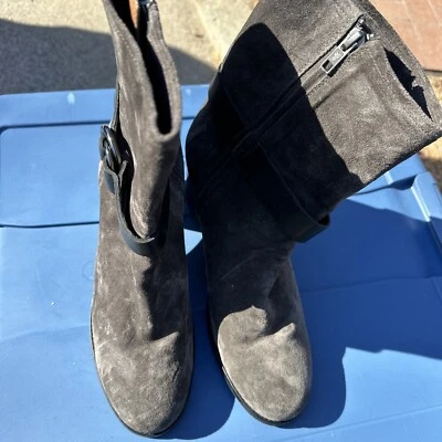 botas frye mujer talla 11B gris oscuro gamuza Foto 1 de 4