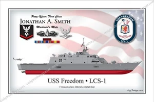 USS, MILWAUKEE, DETROIT, WICHITA, SIOUX CITY, LITTLE ROCK, BILLINGS - Bild 1 von 16