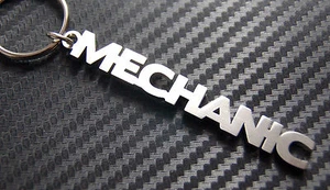 MECHANIC Car Auto Garage Keyring Keychain Key Fob Bespoke Stainless Steel Gift - Picture 1 of 1
