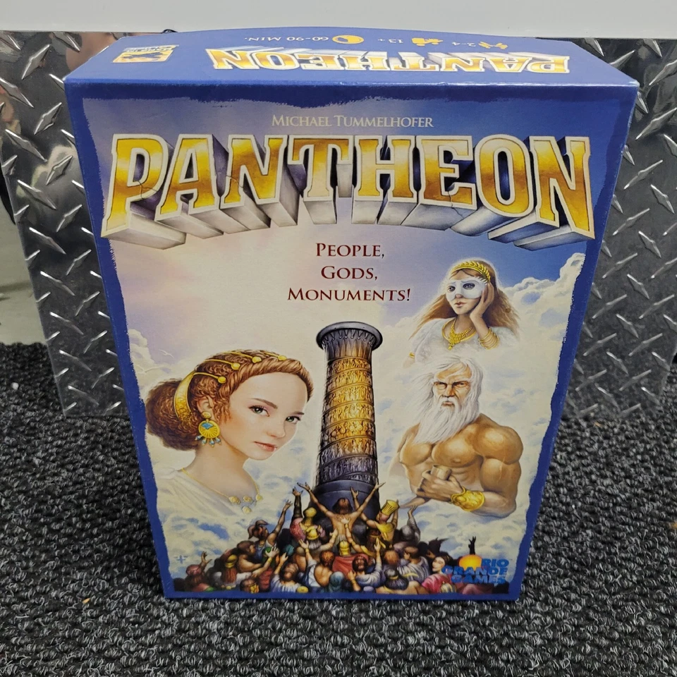 Pantheon Board Game Rio Grande Games People Gods Monuments Brand New Open Box - Image 1 of 4