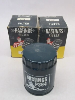 Лот из 2 винтажных масляных фильтров Hastings P364 НЕИСПОЛЬЗОВАННЫЕ - Изображение 1 из 4