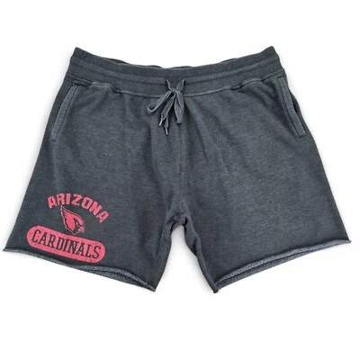 NFL Team Apparel Arizona Cardinals Mens 2XL French Terry Short Gray Sleepwear - Image 1 of 4