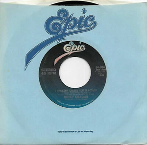 Ricky Skaggs, I Wouldn't Change If I Could/One Way Rider 45 1982 VG++ Epic-LN - Picture 1 of 1