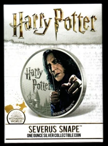 2020 Fiji Harry Potter Severus Snape 1 oz 999 Silver Proof Coin 0357/ 2000- - Picture 1 of 6