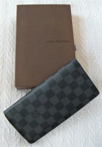 Louis Vuitton - Vintage Brazza Wallet - Damier Graphite - W/Original Box - W/Tag - Picture 1 of 7