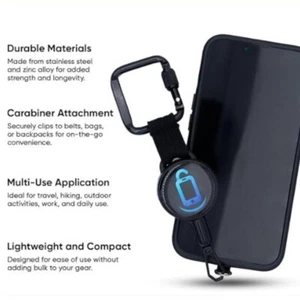 Retractable Phone Tether Portable Anti-Theft Cellphone Straps Phone Lanyards - Zdjęcie 1 z 7