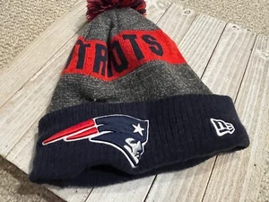 New Era New England Patriots NFL Football Beanie Cap Hat One Size Fits Most - Picture 1 of 6