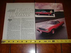 1980 JAMES GARNER GMC DIABLO EL CAMINO ORIGINAL ARTICLE - Picture 1 of 4
