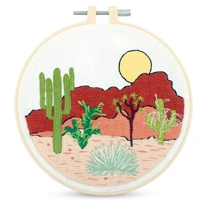 Needle Creations Embroidery Kit - Desert Landscape (NC-EMBR-DESERT) M412.11 - Picture 1 of 1