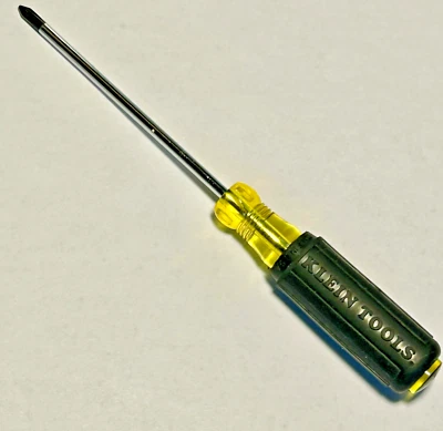 Klein Tools 604-3 #0 Phillips Mini Screwdriver, 3", Cushion Grip - Image 1 of 4