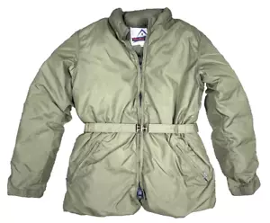 Vintage Holubar Down Puffer Jacket Parka Green Medium Belted - Bild 1 von 14