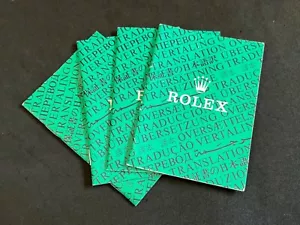 Authentisches 1989 ROLEX TRANSLATION Booklet für ROLEX Daytona GMT Sub Date-Day DJ - Bild 1 von 3