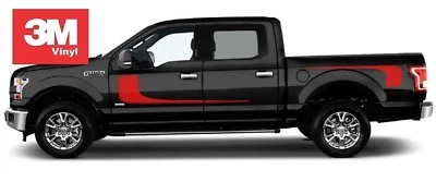 Hockey Double Kit 3M Vinyl Sticker Decal Graphic 2015-2016 Ford F-150 Crew Cab - Image 1 of 4