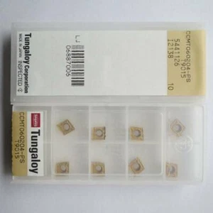10pcs Tungaloy Carbide Insert CCMT060204-PS T9015 CCMT21.51-PS NEW - Picture 1 of 1