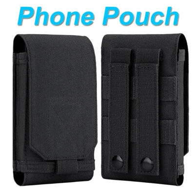 Holster for iPhone 16 15 14 13 12 11 Xs Cell Phone Belt Holder Case Molle Pouch - Image 1 of 4