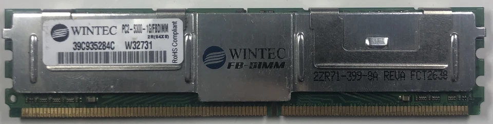 Wintec 39C935284C 1GB DDR2 Server RAM Memory - Image 1 of 1