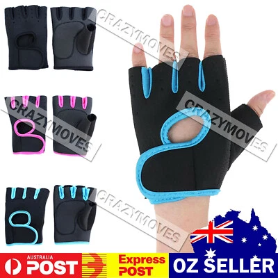 Weight Lifting Gloves Exercise Training Workout Fitness Gym Sports 3 Size - image 1 of 4