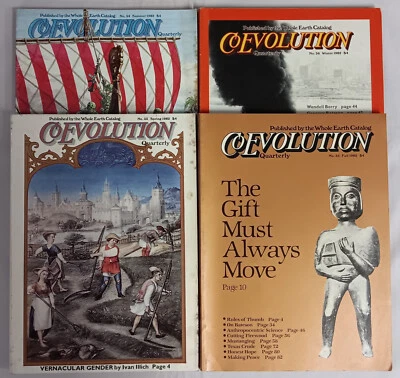 Whole Earth CoEVOLUTION Quarterly - Four Issues 1982 - R. Crumb, Wendell Berry - Image 1 of 4