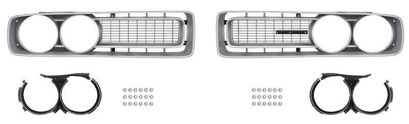 Dodge Charger 1971 juego de parrilla delantera - plateado Foto 1 de 1