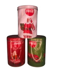 Coca-Cola 3 scatole porta oggetti Natale sigillate - Foto 1 di 1