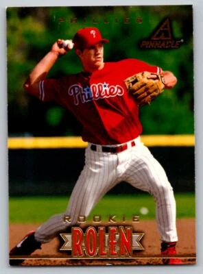 1997 New Pinnacle #172 Scott Rolen     Philadelphia Phillies  ROO - Image 1 of 2