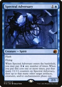 MTG Magic the Gathering Spectral Adversary (77/553) Innistrad Midnight Hunt LP - Picture 1 of 1