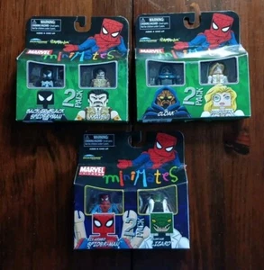 Minimates MARVEL "SPIDER-MAN 3-PACK LOT (6-Figures)" - Picture 1 of 4