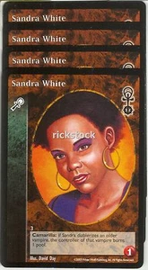 Sandra White x4 Caitiff AE VTES Jyhad - Imagen 1 de 1