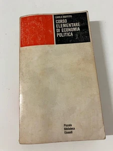 CORSO ELEMENTARE DI ECONOMIA POLITICA Carlo Boffito Einaudi 1978 - Imagen 1 de 8