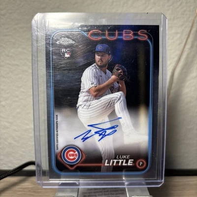 2024 Topps Chrome #RA-LL Luke Little Rookie Autographs - Image 1 of 2