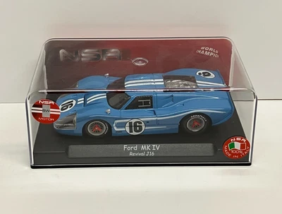 Carros de autorama NSR 0050 - #16 Ford MK IV Revival J16 em escala 1/32 (NOVO) - Imagem 1 de 4