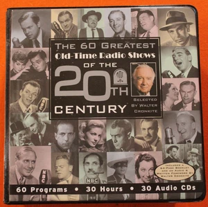 60 Greatest Old-time Radio Shows of the 20th Century  "Cronkite"   30 CDs SEALED - Picture 1 of 2