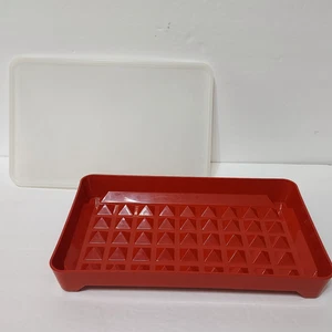 Tupperware vintage #1292-6 custode marinata di carne rossa con coperchio - Foto 1 di 13